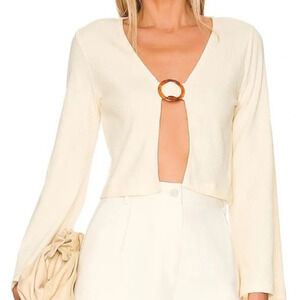 NWT Callahan Knitwear Vera Top in Creme